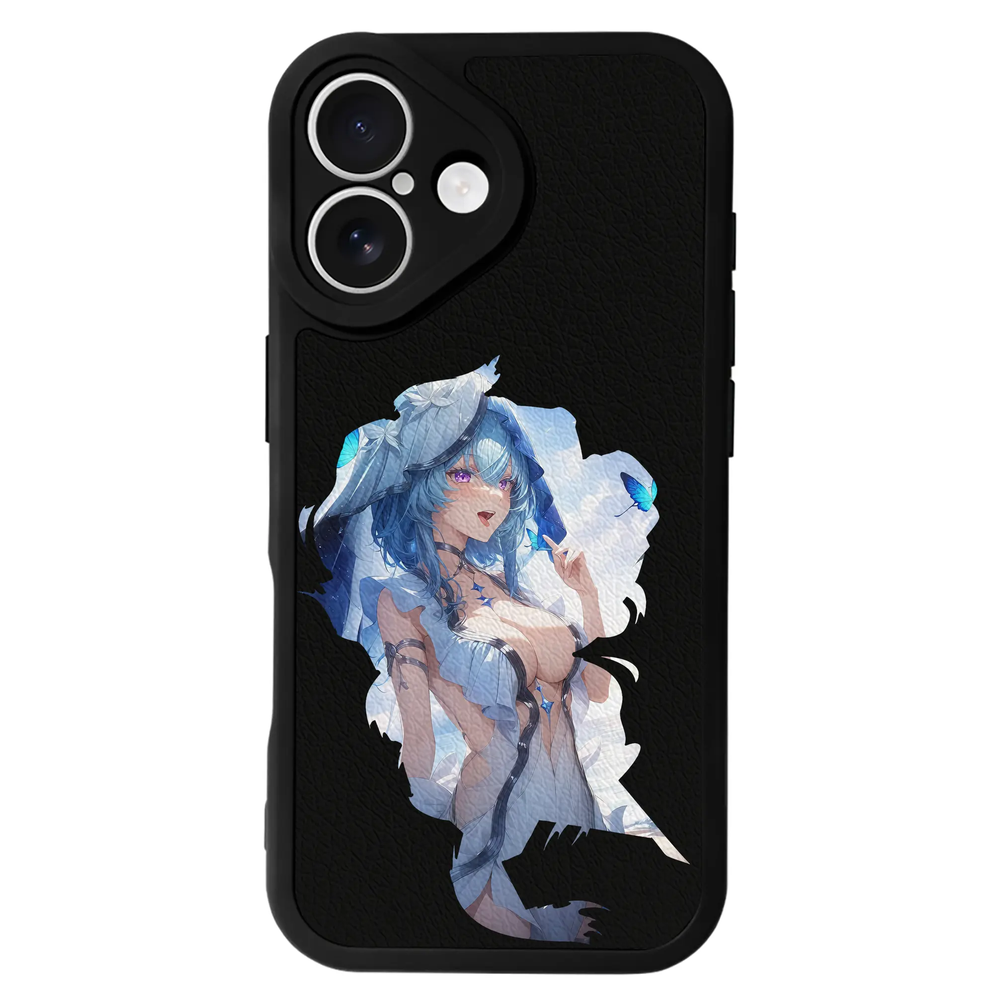 鳴潮 グッズ ショアキーパー - IPhone 16シリーズ対応 ・ シリコンスマホケース ・ レザー調 ・ 高精度フィット ・ 耐衝撃 ・ ワイヤレス充電対応 ・ 精密カット